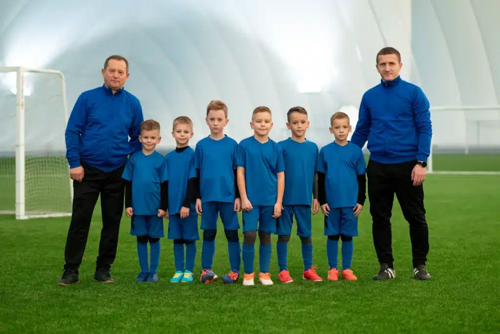 full shot kids football team